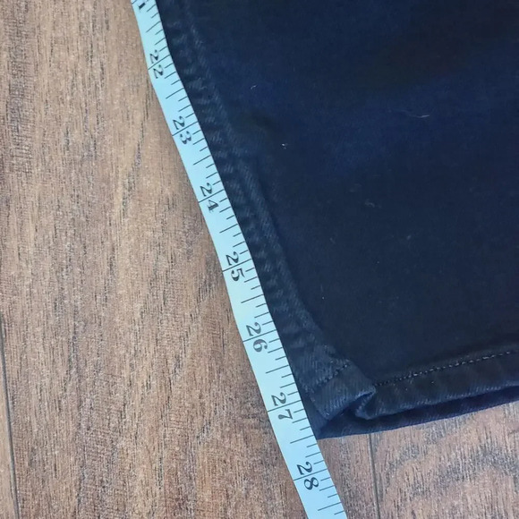 NWT Goldsign The High Rise Jeans Womens 24 Black Slatert Button Fly  Ankle Leg - Picture 15 of 15